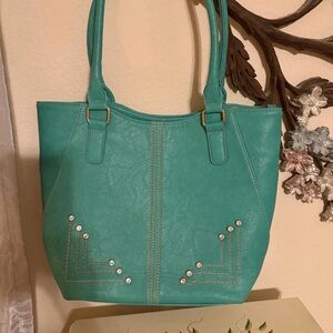 Elegant Teal Tote Bag